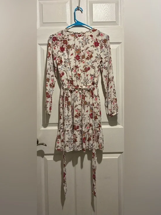 Loft Women’s Beautiful Long Sleeve Floral Dress in Great Condition Size XXSP $15 - Picture 5 of 8